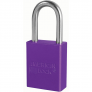 MASTER LOCK A1166KAPRP ANODIZED ALUMINUM SAFETY PADLOCKS