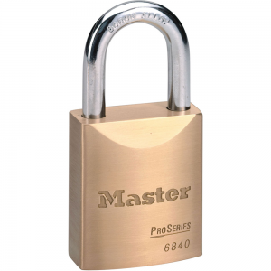MASTER LOCK 6840KA PROSERIES SOLID BRASS LOCK