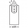 MASTER LOCK 7047 SOLID BODY PADLOCK