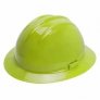 BULLARD C35 EXTRA-LARGE FULL BRIM HARD HAT WITH 6-POINT RATCHET SUSPENSION HI-VIZ YELLOW