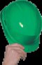 DELTA PLUS QUARTZ UP III NON-VENTED SAFETY HELMET WITH ROTOR RATCHET ADJUSTMENT