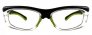 PENTAX ZT200 SAFETY PRESCRIPTION GLASSES, BLACK, WRAP-AROUND FRAME, FRAMES ONLY