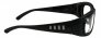 PENTAX ZT25-6 SAFETY PRESCRIPTION GLASSES, BLACK, WRAPAROUND FRAME, FRAMES ONLY