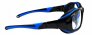 PENTAX ZT35 SAFETY PRESCRIPTION GLASSES, BLUE, WRAP-AROUND FRAME, FRAMES ONLY