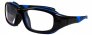 PENTAX ZT35 SAFETY PRESCRIPTION GLASSES, BLUE, WRAP-AROUND FRAME, FRAMES ONLY