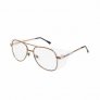 SRX WORKSAFE AERONAUT ALPHA SAFETY GLASSES WITH BRONZE FRAME AND WIDE FIELD OF VISION