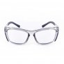 WORKSAFERX OTUS E3065 SAFETY PRESCRIPTION GLASSES, LIGHT GREY FRAME WITH SIDE SHIELD, FRAMES ONLY