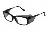 WORKSAFERX PLUTO E3014 SAFETY PRESCRIPTION GLASSES, GREY TRANSLUCENT FRAME, 54 IN WIDTH, FRAMES ONLY