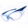 WORKSAFERX URANUS E3060 SAFETY PRESCRIPTION GLASSES, MATT BLUE FRAME, FRAMES ONLY