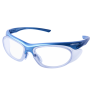 WORKSAFERX URANUS E3060 SAFETY PRESCRIPTION GLASSES, MATT BLUE FRAME, FRAMES ONLY