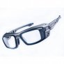 WORKSAFERX VECTOR E3062 SAFETY PRESCRIPTION GLASSES, MATT BLACK FRAME, FRAMES ONLY