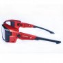 WORKSAFERX VECTOR E3062 SAFETY PRESCRIPTION GLASSES, MATT RED FRAME, FRAMES ONLY