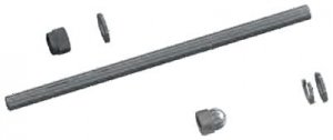 PROTEKT HL910 FIXING SET - STAINLESS STEEL (COMPRISE OF: THREADED ROD, HEXAGON DOMED CAP NUT, HEXAGON NUT WITH PLASTIC INSERT, FLAT AND SINGLE COIL WASHERS)