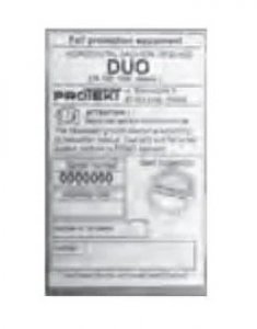 PROTEKT LABEL - PVC PLATE 110X170X1MM