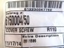 MILLER COVER SCREW R110