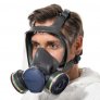 MOLDEX 9000 SERIES SMALL FULL FACE MASK RESPIRATOR, SMALL TO LARGE FACEPIECE (1/BAG, 2 BAGS/CASE)