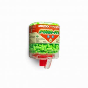 MOLDEX PLUG STATION WITH 250 PAIRS OF PURA-FIT DISPOSABLE EARPLUG, NRR 31 ( 250PRS/6BOX-DISP/CSE)