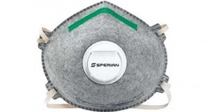 HONEYWELL SPERIAN N1125-OV N95 RESPIRATOR WITH BOOMERANG NOSE SEAL & VALVE