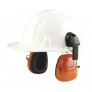 HOWARD LEIGHT LM-7H-OR CAP-MOUNTED HEARING PROTECTION EARMUFF, ORANGE NRR 25DB EAR DEFENDERS