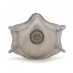 MOLDEX 2310 N99 DISPOSABLE RESPIRATORY PROTECTION MASK WITH EXHALE VALVE & DURA-MESH SHELL