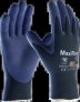 ATG MAXIFLEX ELITE SAFETY GLOVES CUT LEVEL A, PALM COATED KNITWRIST