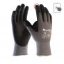 ATG MAXIFLEX ULTIMATE 34-874 SAFETY GLOVES CUT LEVEL A, KNITWRIST FINGER COATED 25 CM GREY