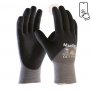 ATG MAXIFLEX ULTIMATE 34-875 SAFETY GLOVES CUT LEVEL A, KNITWRIST 3/4 PALM COATED