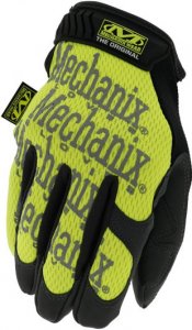 MECHANIX ORIGINAL YELLOW SAFETY GLOVES WITH HIGH-VISIBILITY TREKDRY