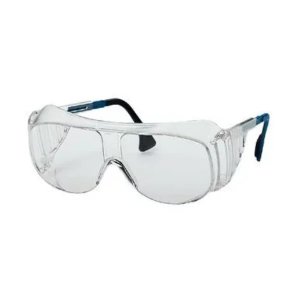 UVEX 9161 SAFETY SPECTACLES, OVERSPECS, CLEAR LENS, UV400 PROTECTION, SCRATCH-RESISTANT, ANTI-FOG