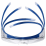 UVEX SUPER OTG CLEAR OVERSPECS WITH UV400 PROTECTION
