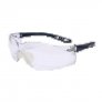 WORKSAFE ADLUS SAFETY PLANO EYEWEAR MATTE CHARCOAL GREY TEMPLE CLEAR AF LENS