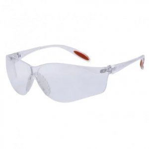 WORKSAFE® FIREFLY WITH SOFT BRIDGE & ANTI-SLIP TEMPLE, FROSTED CLEAR FRAME
