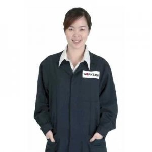 WORKSAFE FR NAVY BLUE LABCOAT IN DUPONT NOMEX