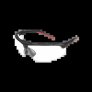 WORKSAFE GLINDER E3048 ADJUSTABLE SAFETY GLASSES WITH VENTED BROWGUARD