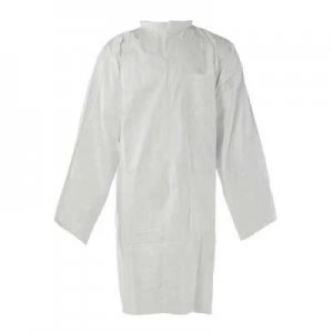 DUPONT TYVEK 400 LABCOAT 3P ZIP, TY222WH, WHITE, 100PCS/CTN (PN-TYVCHF5SWH2X0100A0, D-CODE D13674461)