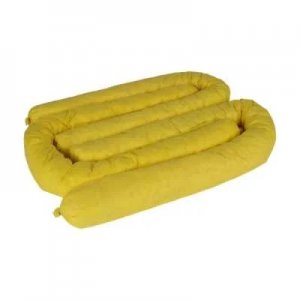 ESNICO CHEMICAL YELLOW ABSORBENT SOCK 7.6CM X 1.2M – HAZARDOUS SPILL CONTROL