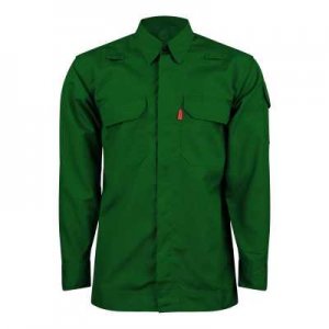 WORKSAFE FR DARK GREEN JACKET IN DUPONT NOMEX