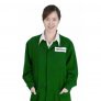 WORKSAFE FR DARK GREEN LABCOAT IN DUPONT NOMEX