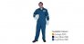 WORKSAFE FR ROYAL BLUE COVERALL IN DUPONT NOMEX