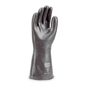 NORTH BUTYL CHEMICAL RESISTANT GLOVES WITH SMOOTH GRIP 11