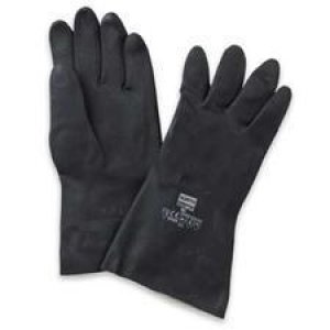 NORTH NEOPRENE CHEMICAL RESISTANT GLOVES WITH FLOCKED INTERIOR & STRONG GRIP
