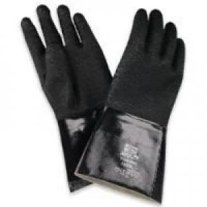 NORTH NEOTASK NEOPRENE CHEMICAL RESISTANT GLOVES WITH INTERLOCK LINER