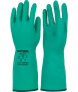 SUMIRUBBER NITRILE/10G PARA ARAMID HEAT RESISTANT LINER CHEMICAL RESISTANT GLOVES, GREEN, LENGTH : 360MM