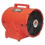 AIR SYSTEMS CVF-12AC50 AXIAL FAN 220VAC, 50 HZ WITH 25 FOOT DUCT CANISTE