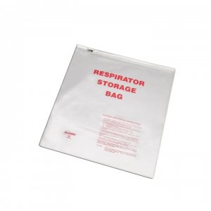 ALLEGRO RESPIRATOR STORAGE BAG W/ ZIPPER, 14
