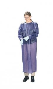ANSELL EDMONT BLUE COAT APRON 8MIL