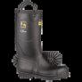 MSA RUBBER FIRE BOOTS, WITH PULL-ON LOOPS (INDENT BASIS)