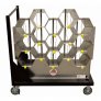 AIR SYSTEMS 15 CYLINDER SCBA RACK ALUMINUM - 36