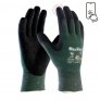 ATG MAXIFLEX 34-8743 CUT 3 SAFETY GLOVE CUT LEVEL B, KNIT WRIST PALM COATED