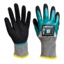 WORKSAFE OCTO COOL N800B OIL RESISTANT NITRILE SAFETY GLOVES, EN CUT B & ANSI CUT A2